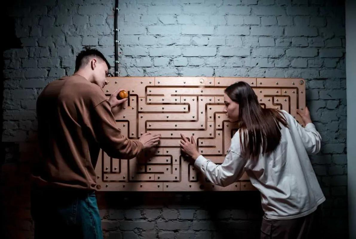 By touch