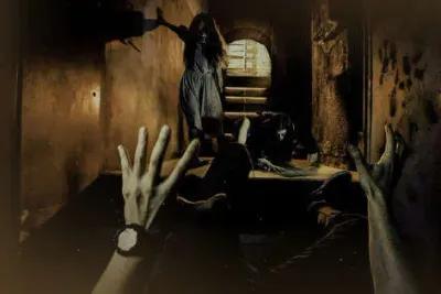 Horror cinema "Nightmare in the Hall" poster7